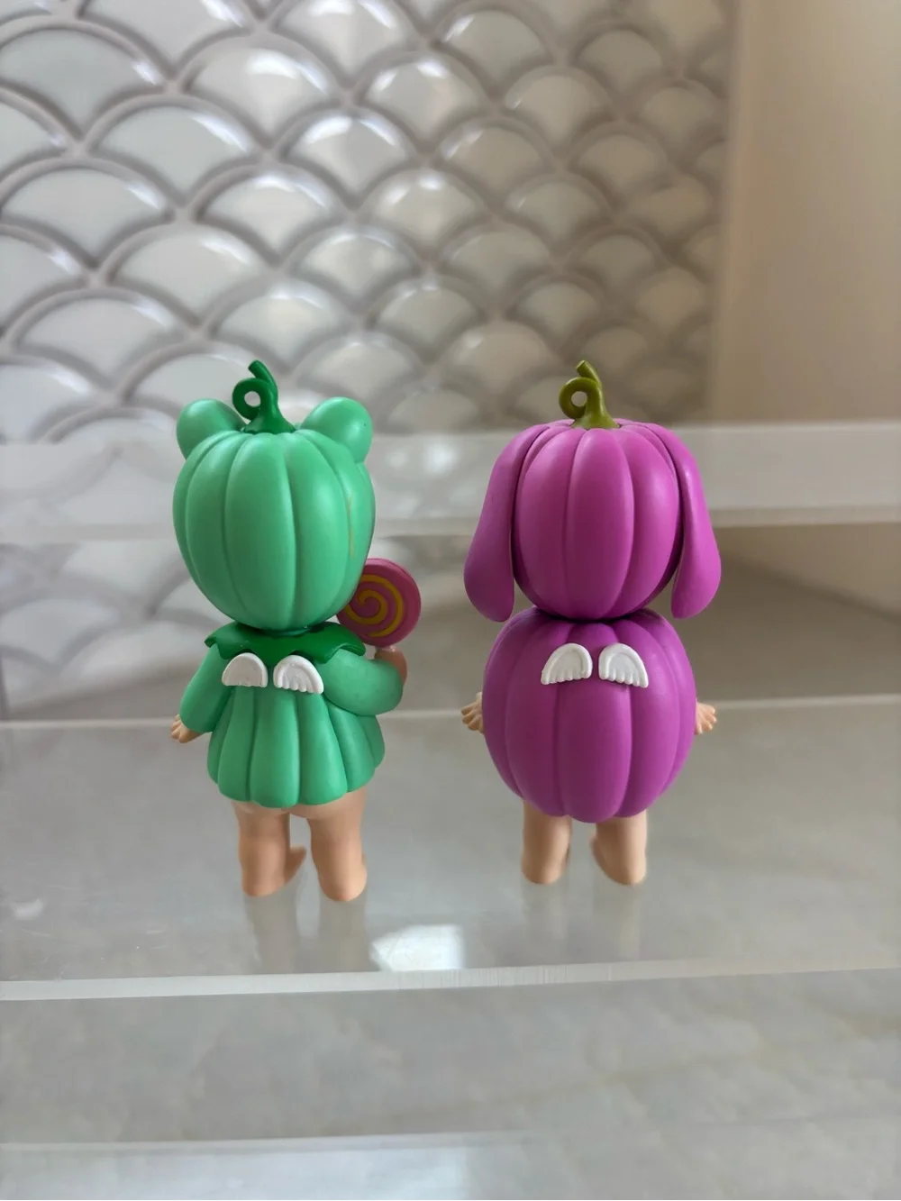 Sonny Angel Halloween Series frog pumpkin & lop pumpkin (set of 2)